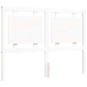 Giroletto con Testiera Bianco Double in Legno Massello 3192142