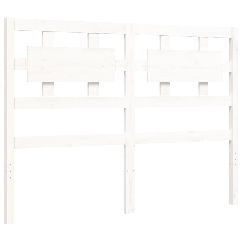 Giroletto con Testiera Bianco Small Double Legno Massello 3192527