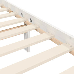 Giroletto con Testiera Bianco Small Double Legno Massello 3192527