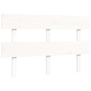 Giroletto con Testiera Bianco Double in Legno Massello 3193507