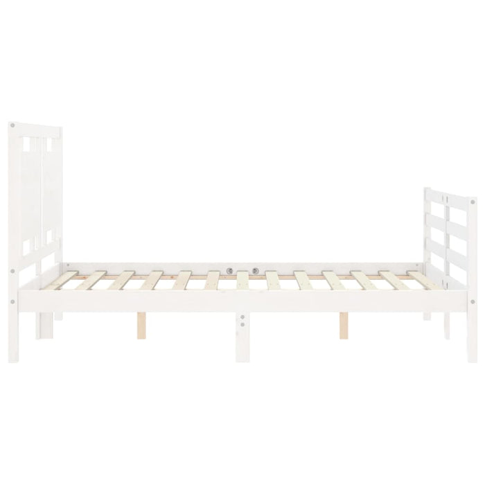 Giroletto con Testiera Bianco Small Double Legno Massello 3194022