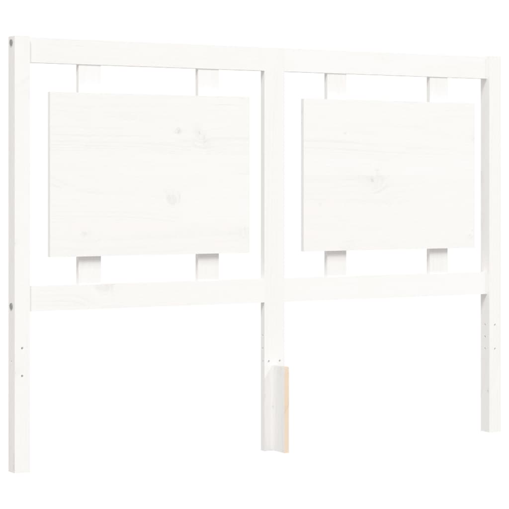 Giroletto con Testiera Bianco Small Double Legno Massello 3194022