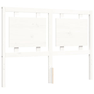 Giroletto con Testiera Bianco Small Double Legno Massello 3194022