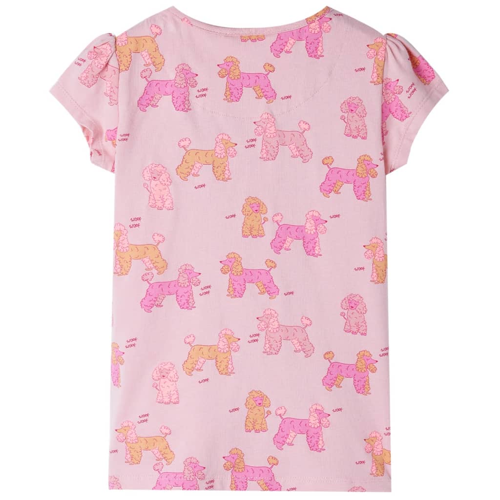 Pigiama da Bambina a Maniche Corte Rosa Chiaro 92cod mxl 112655