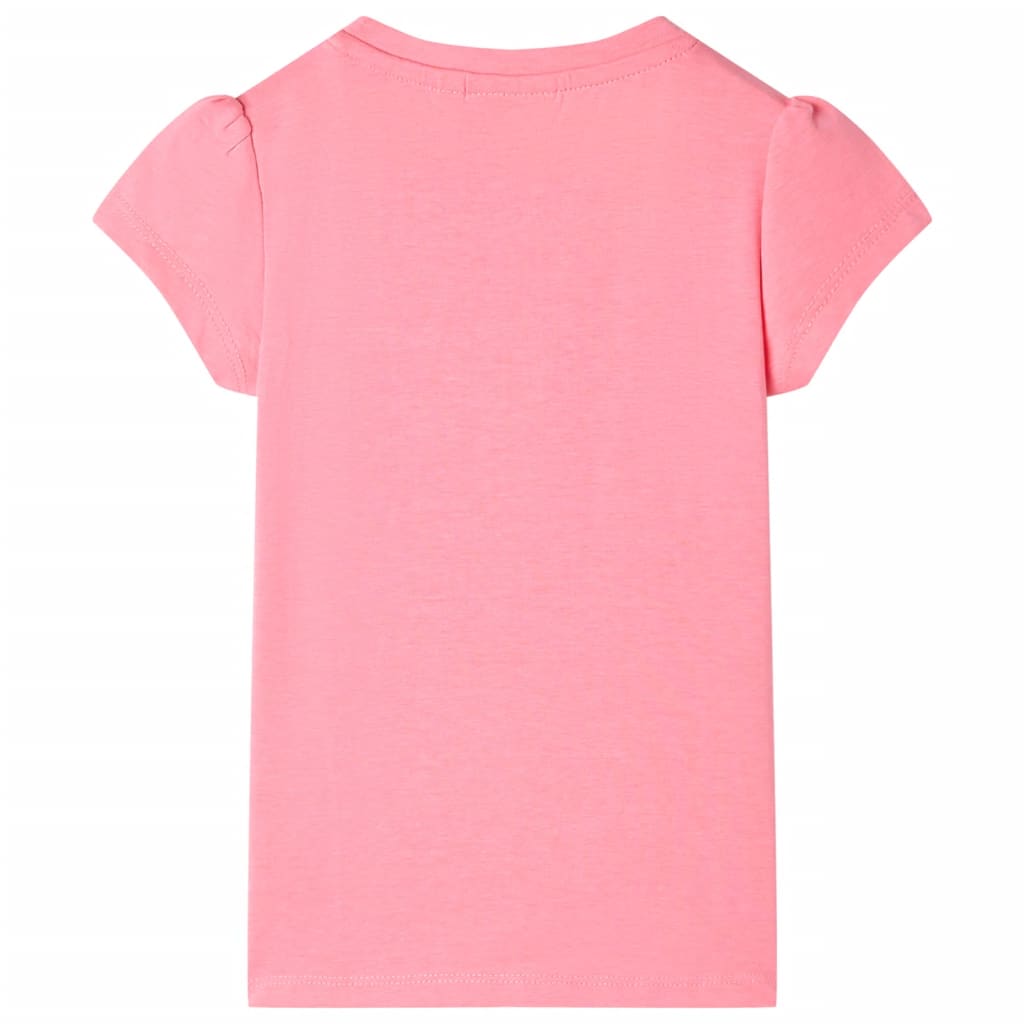 Maglietta da Bambina Rosa Neon 92 10454