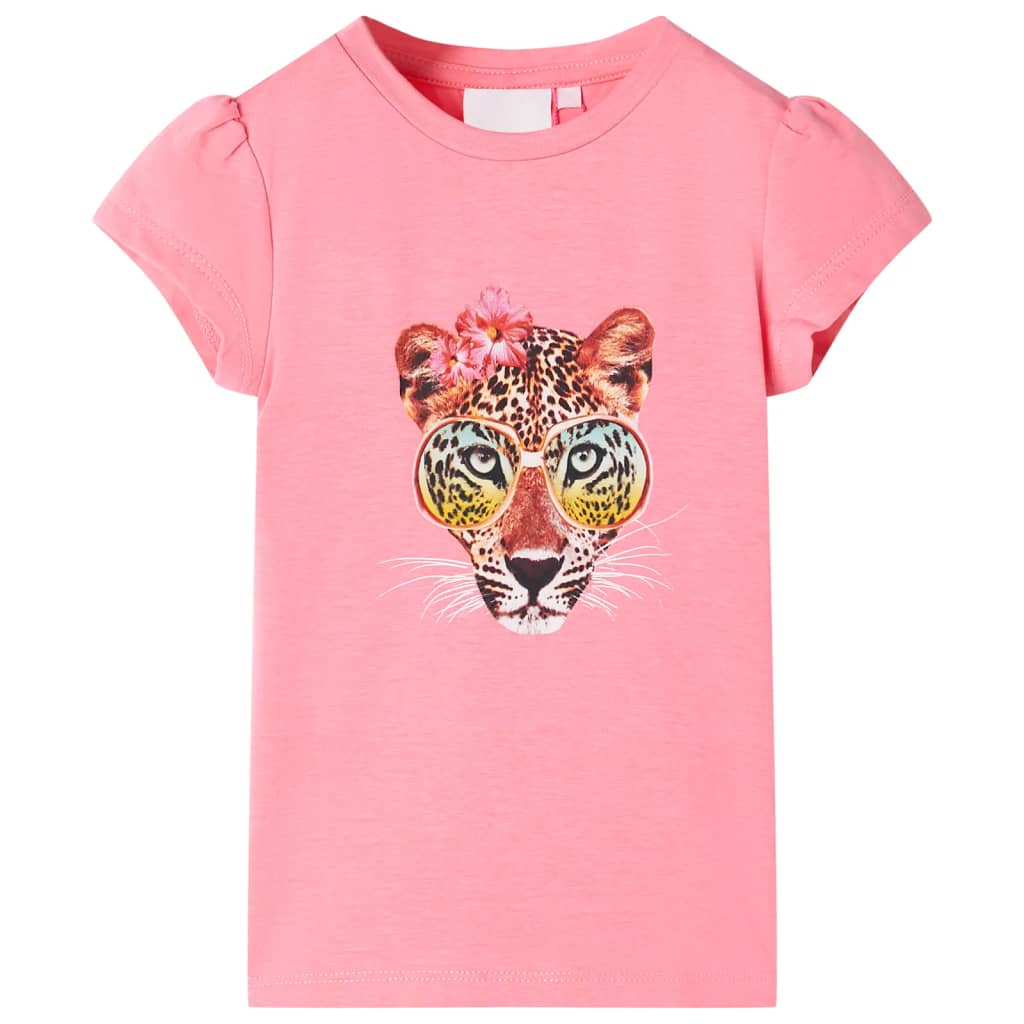 Maglietta da Bambina Rosa Neon 116cod mxl 133398