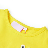 Maglietta per Bambine Giallo Brillante 128cod mxl 134456