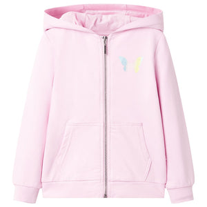 Felpa con Cappuccio da Bambina Rosa Chiaro 116cod mxl 109735