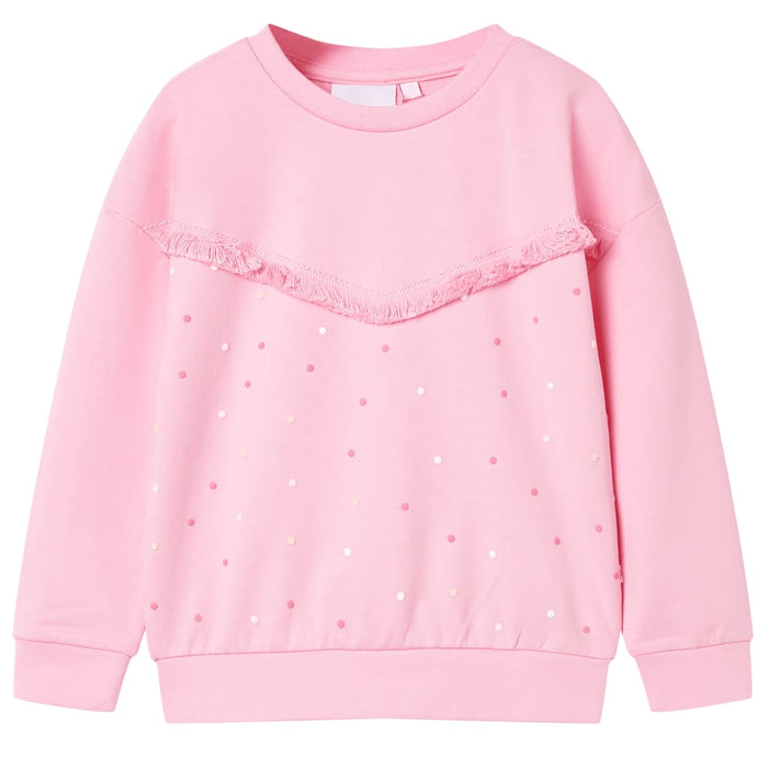 Felpa da Bambina Rosa 128cod mxl 117014