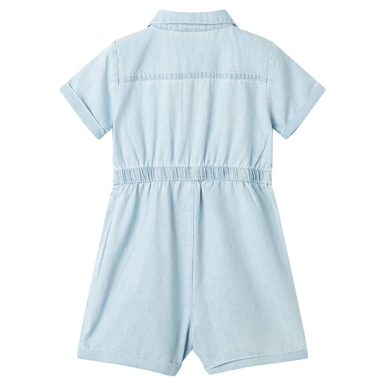 Tutina da Bambina a Maniche Corte Blu Tenue 92cod mxl 110899