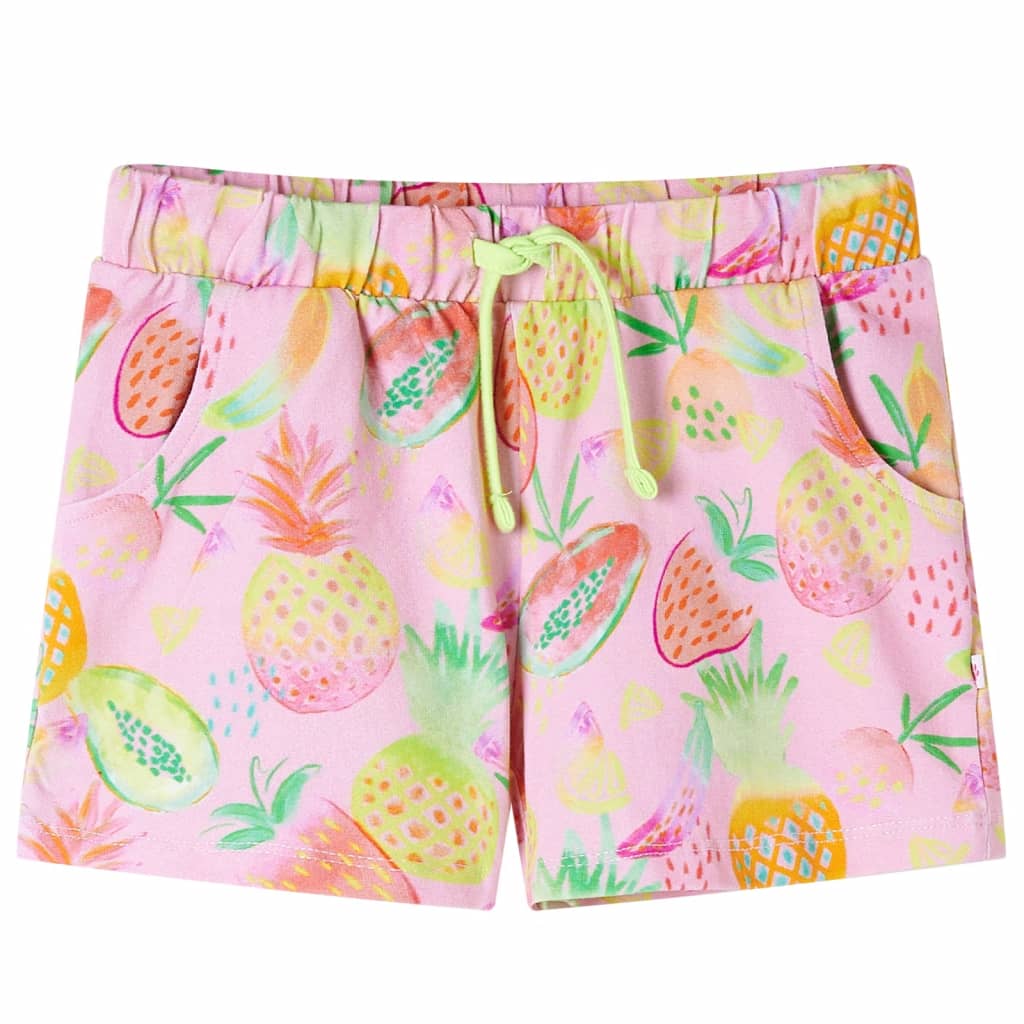 Pantaloncini per Bambini con Coulisse Rosa Tenue 92 10949