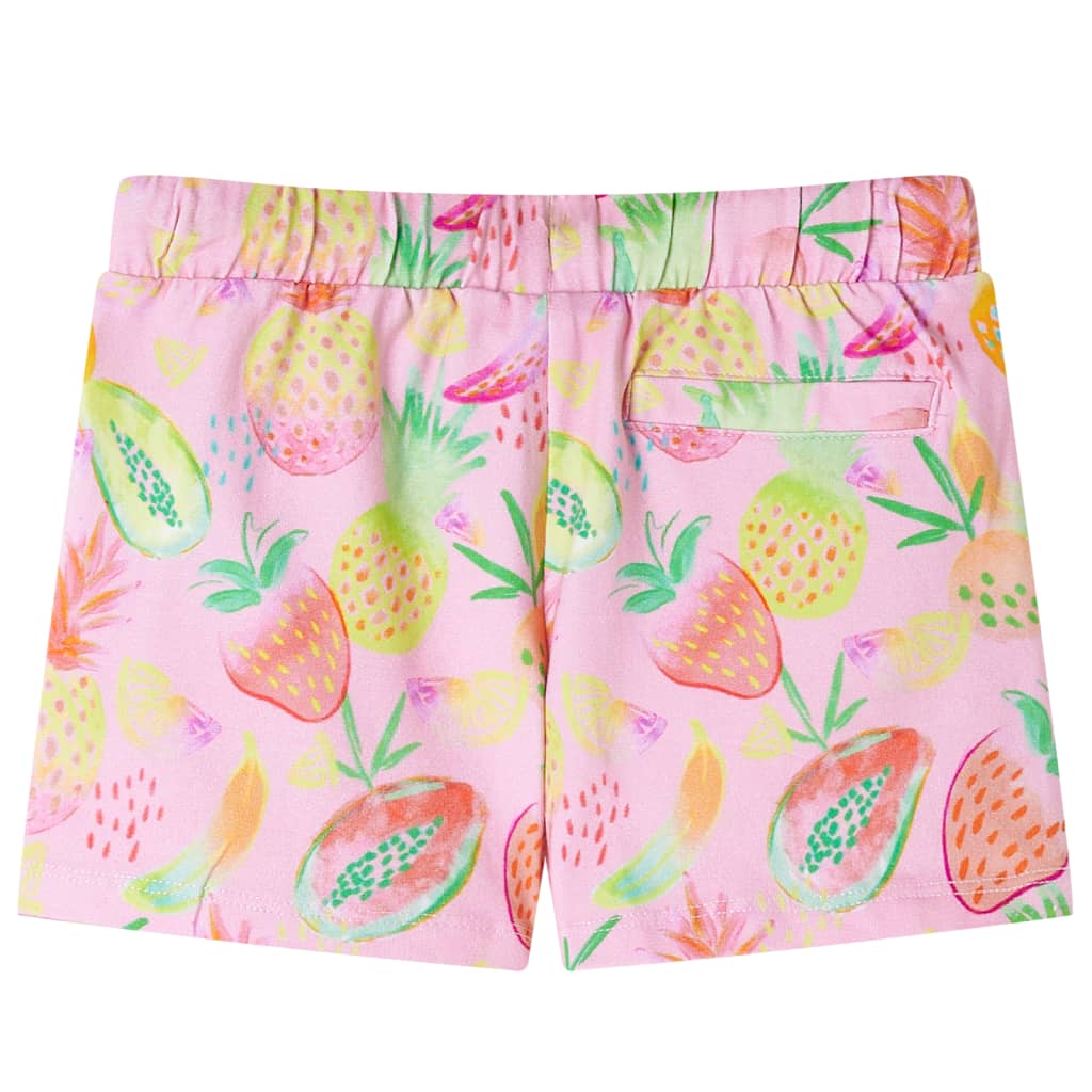 Pantaloncini per Bambini con Coulisse Rosa Tenue 92 10949