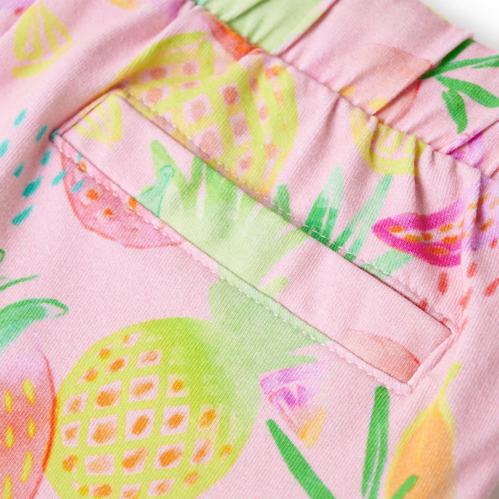 Pantaloncini per Bambini con Coulisse Rosa Tenue 92 10949