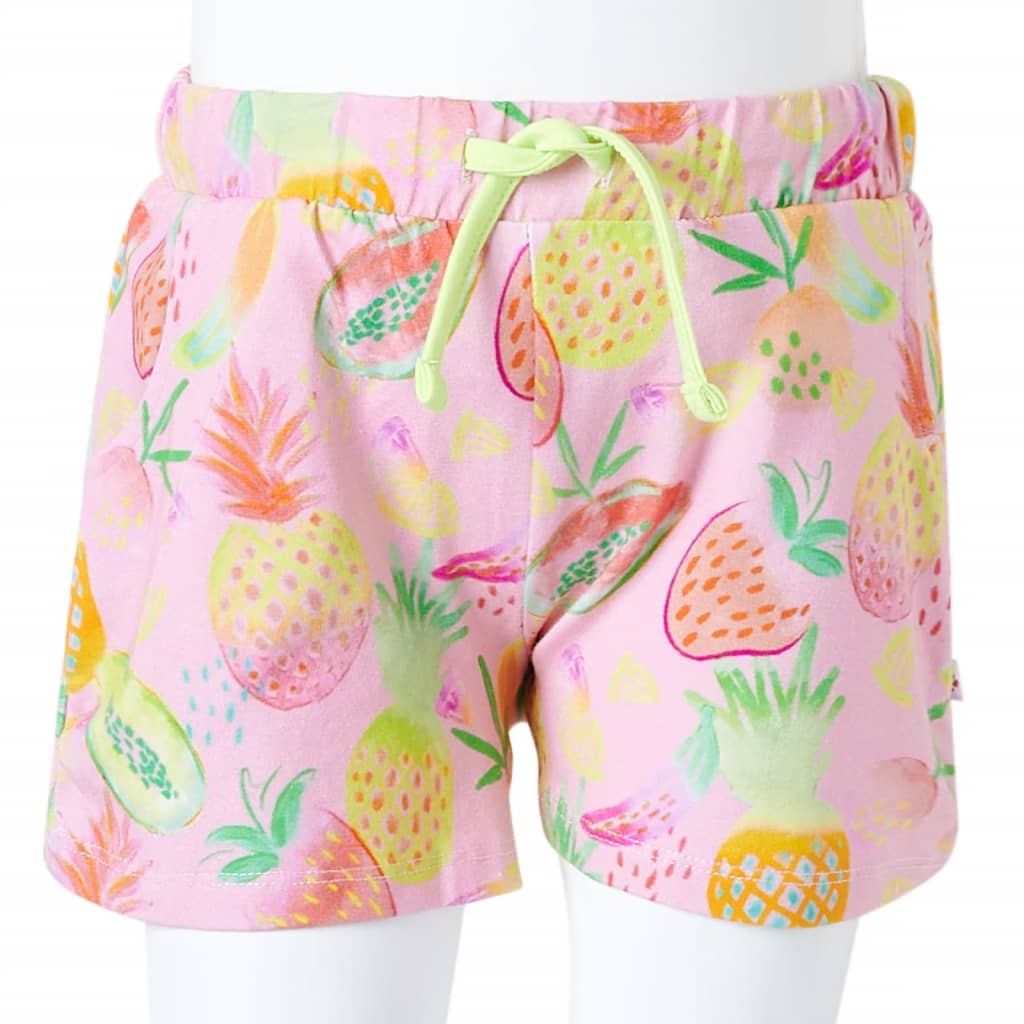 Pantaloncini per Bambini con Coulisse Rosa Tenue 92 10949