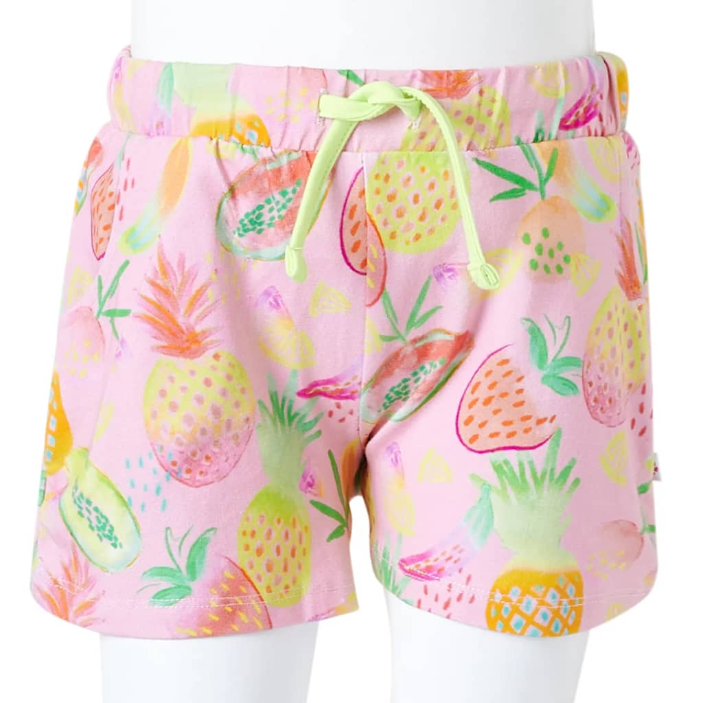 Pantaloncini per Bambini con Coulisse Rosa Tenue 116 10951