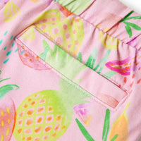 Pantaloncini per Bambini con Coulisse Rosa Tenue 140 10953