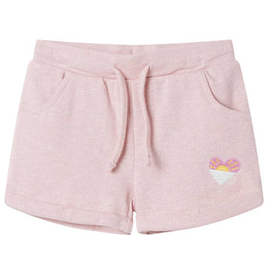 Pantaloncini per Bambini con Coulisse Rosa Chiaro Misto 92 10964