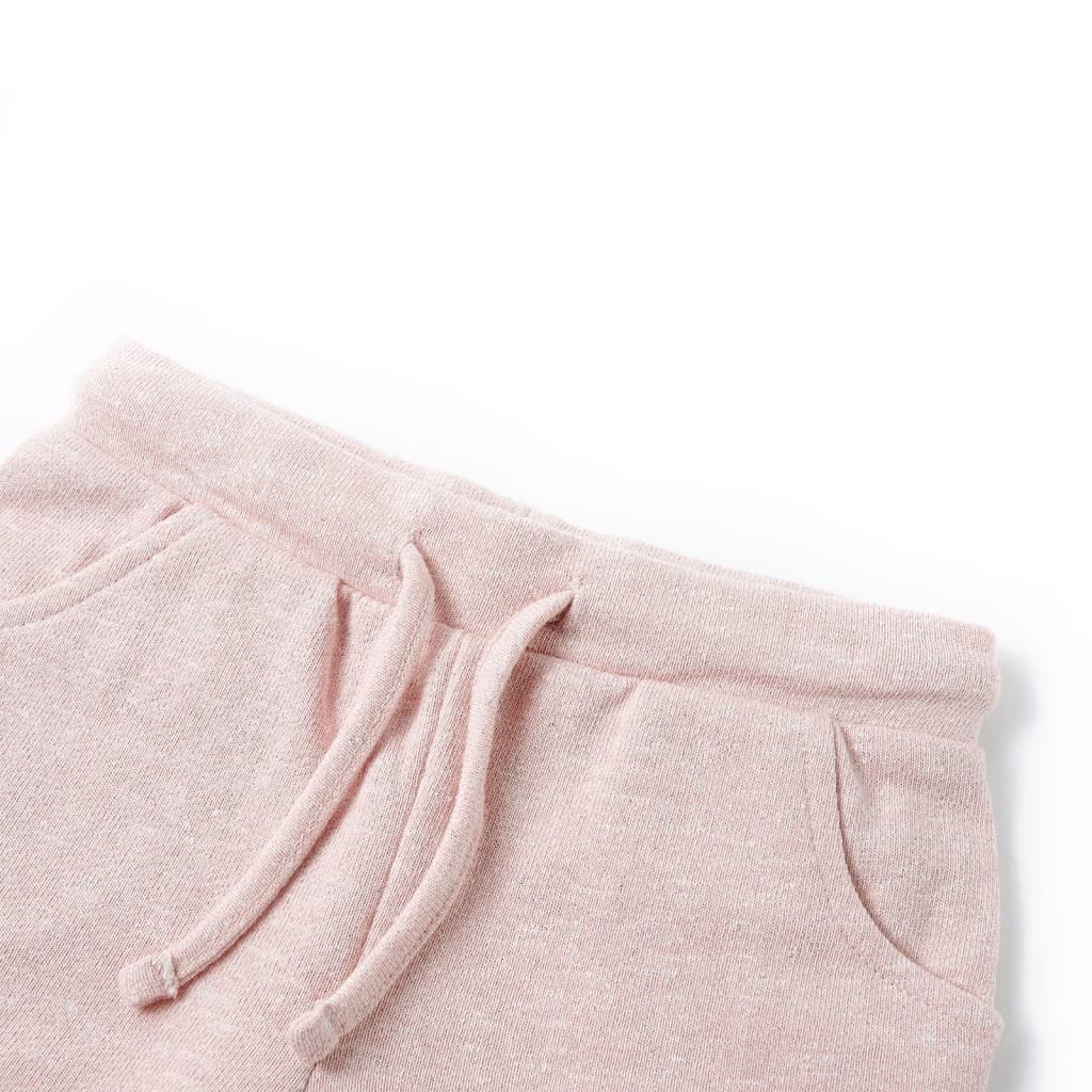 Pantaloncini per Bambini con Coulisse Rosa Chiaro Misto 92 10964