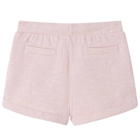 Pantaloncini per Bambini con Coulisse Rosa Chiaro Misto 104 10965