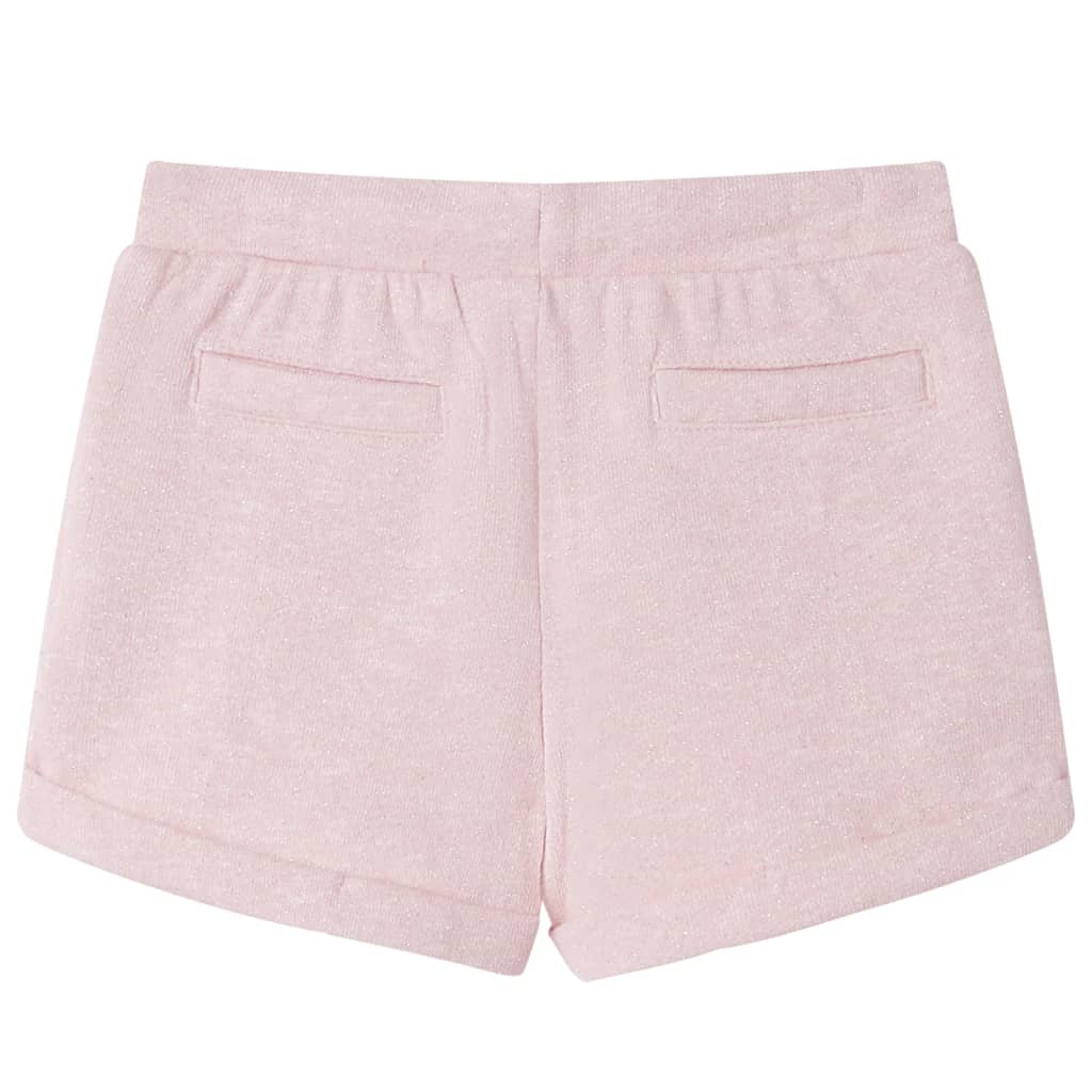 Pantaloncini per Bambini con Coulisse Rosa Chiaro Misto 140 10968