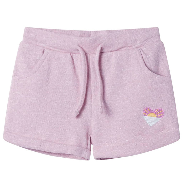 Pantaloncini per Bambini con Coulisse Lilla Misto 92cod mxl 86116