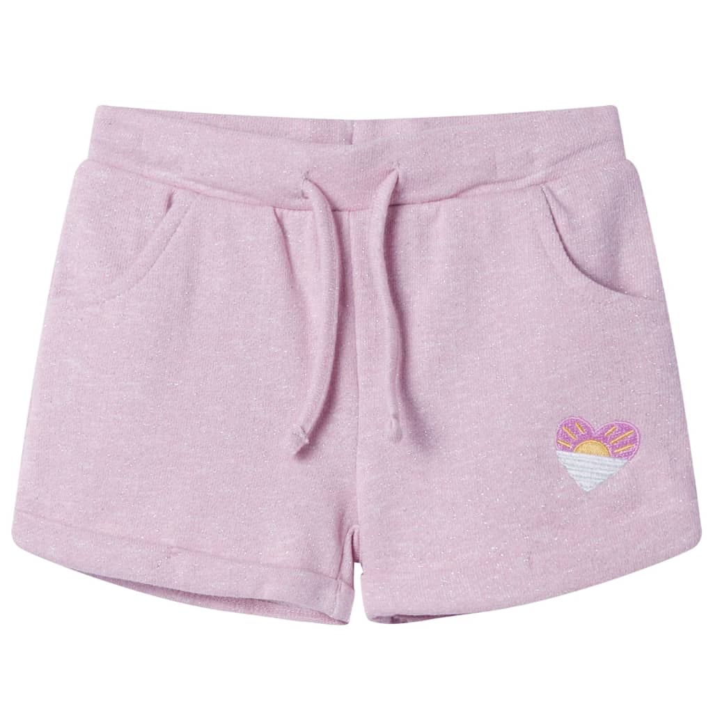 Pantaloncini per Bambini con Coulisse Lilla Misto 104 10970