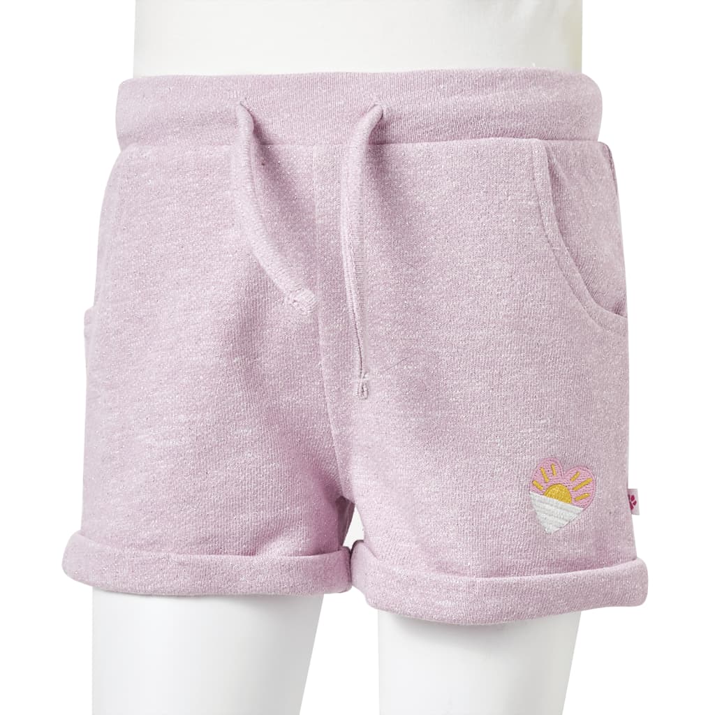 Pantaloncini per Bambini con Coulisse Lilla Misto 128 10972