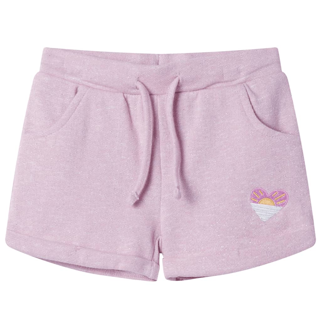 Pantaloncini per Bambini con Coulisse Lilla Misto 140 10973