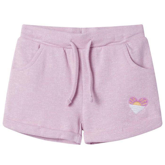 Pantaloncini per Bambini con Coulisse Lilla Misto 140 10973