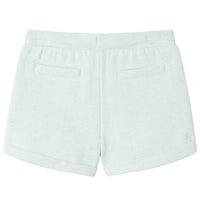 Pantaloncini per Bambini con Coulisse Menta Chiaro Misto 128cod mxl 110090