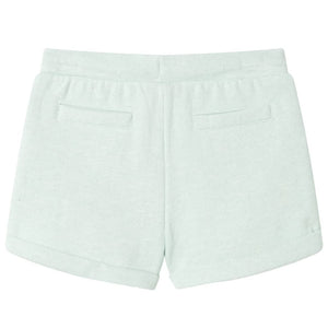 Pantaloncini per Bambini con Coulisse Menta Chiaro Misto 128cod mxl 110090