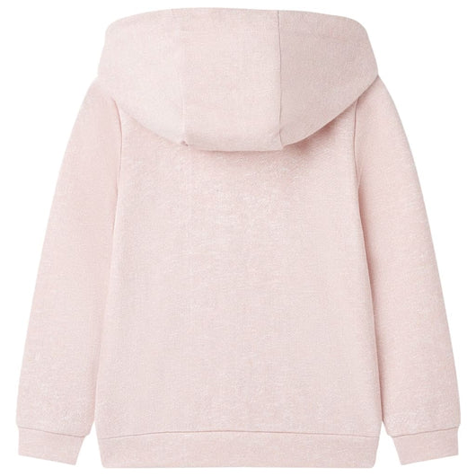 Felpa con Cappuccio e Cerniera da Bambina Rosa Chiaro Misto 104cod mxl 111432