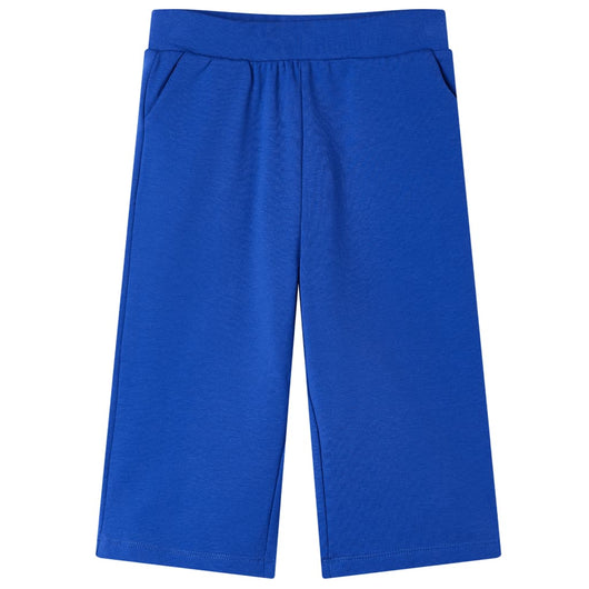 Pantaloni per Bambini a Gamba Larga Blu Cobalto 104 11035