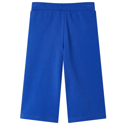 Pantaloni per Bambini a Gamba Larga Blu Cobalto 104 11035