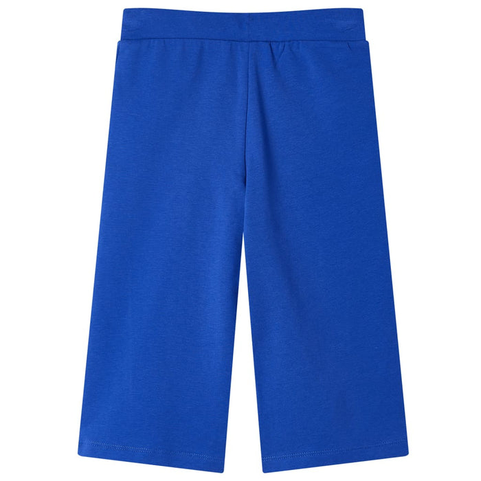 Pantaloni per Bambini a Gamba Larga Blu Cobalto 116 11036