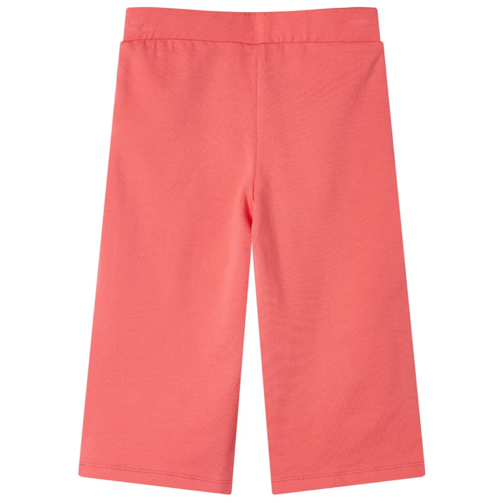 Pantaloni per Bambini a Gamba Larga Corallo 92cod mxl 133716