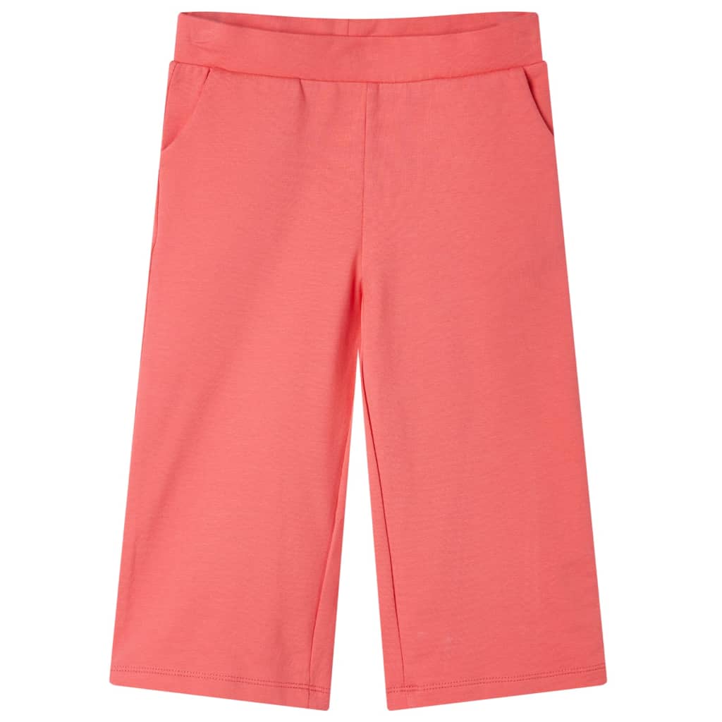 Pantaloni per Bambini a Gamba Larga Corallo 116cod mxl 133721