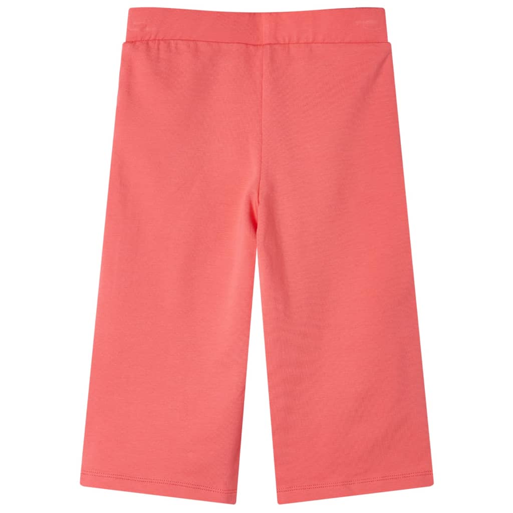 Pantaloni per Bambini a Gamba Larga Corallo 140cod mxl 109742