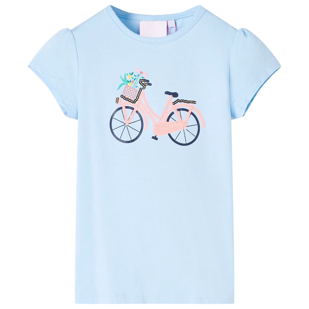 Maglietta da Bambino Azzurra 128cod mxl 85611