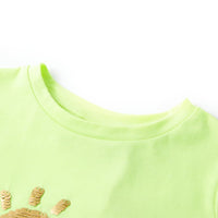 Maglietta per Bambini Giallo Neon 104 11175