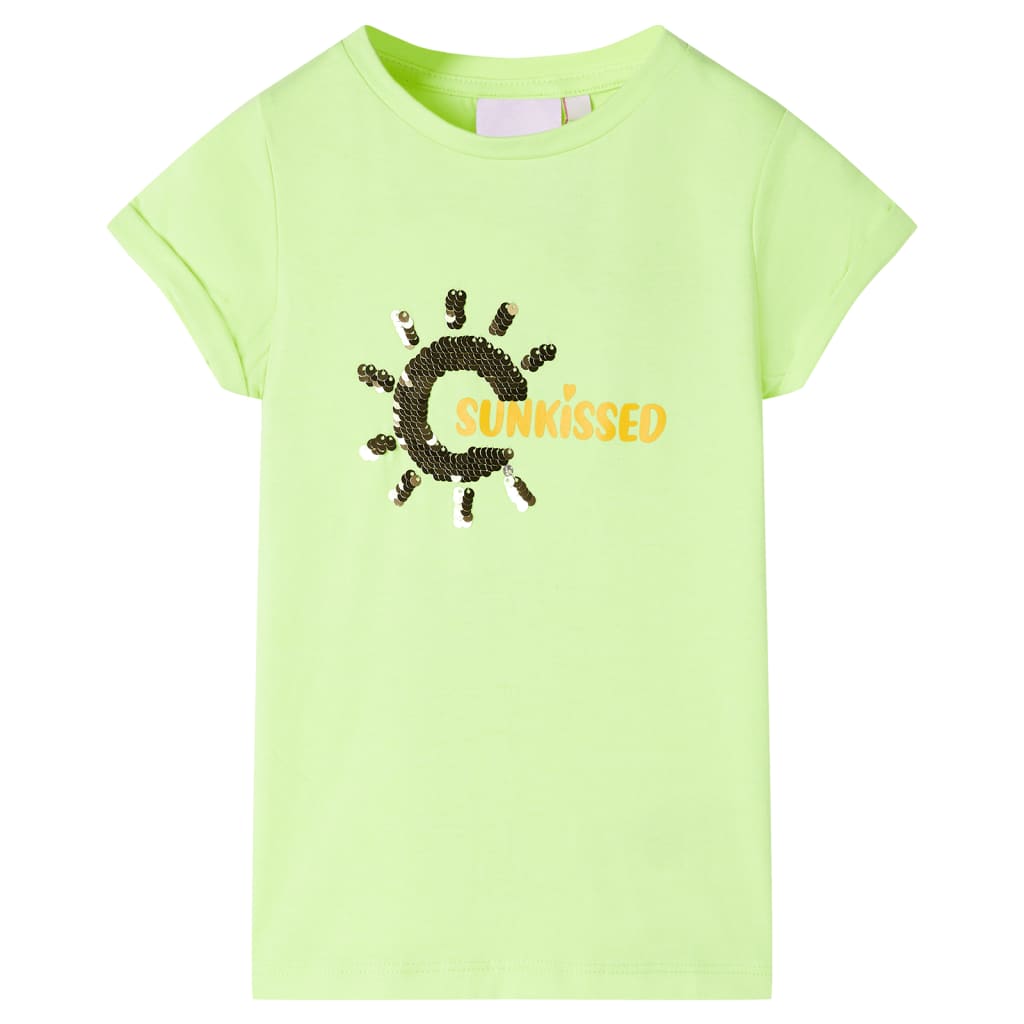 Maglietta per Bambini Giallo Neon 116 11176