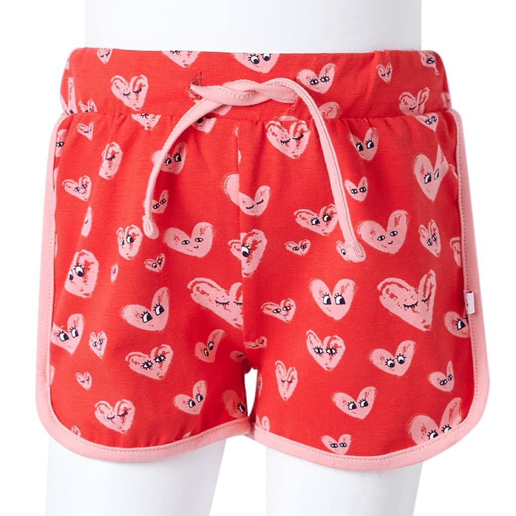 Pantaloncini per Bambini con Coulisse Rossi 92 11234