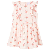 Abito da Bambina con Volant Rosa Tenue 140cod mxl 110904