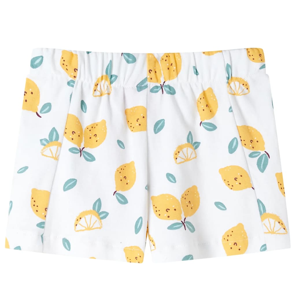 Pantaloncini per Bambini Stampa Limone Ecru 92 11499