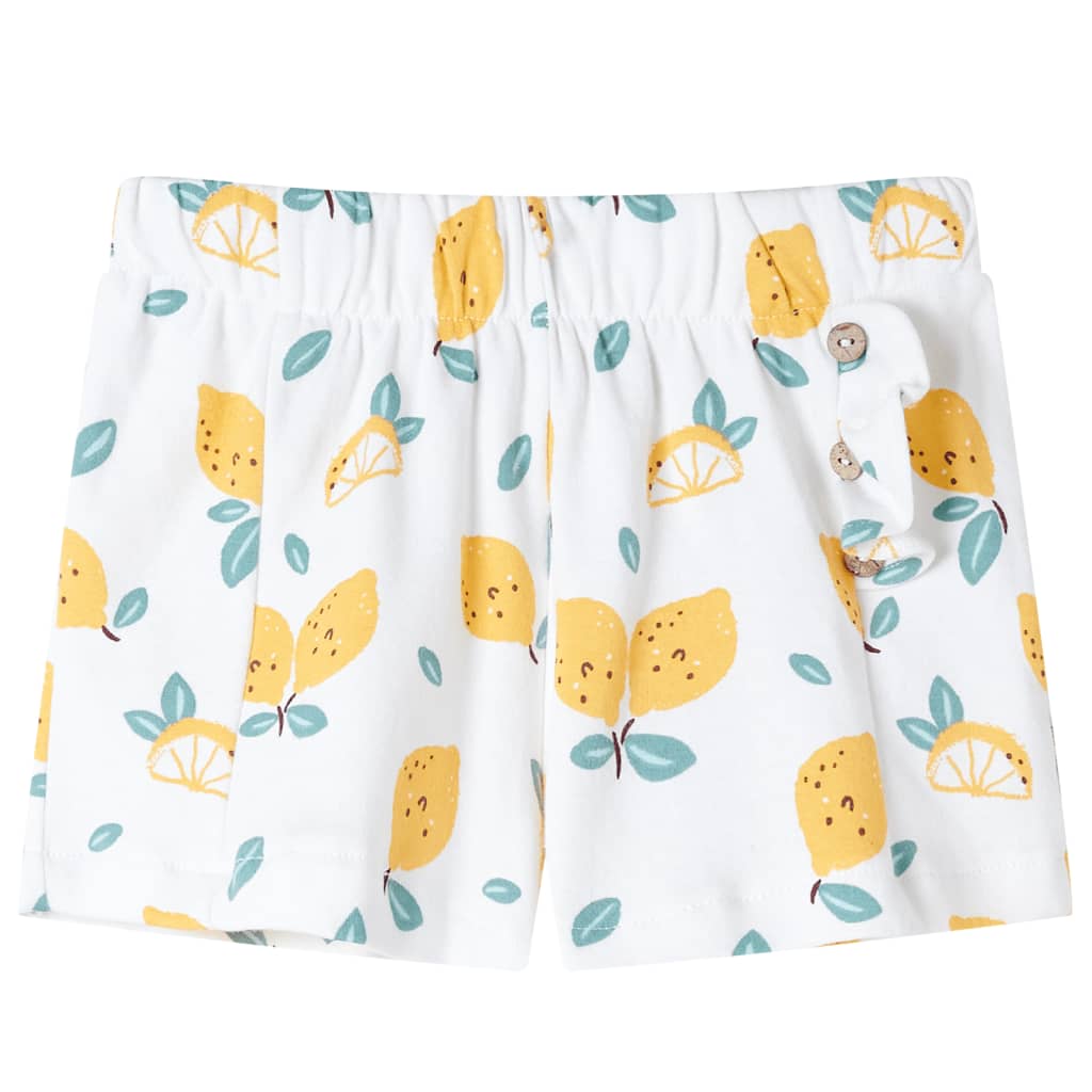 Pantaloncini per Bambini Stampa Limone Ecru 104 11500