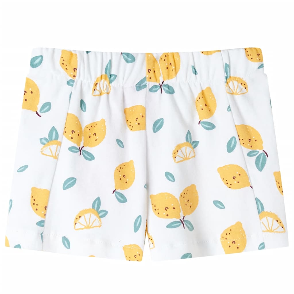 Pantaloncini per Bambini Stampa Limone Ecru 104 11500