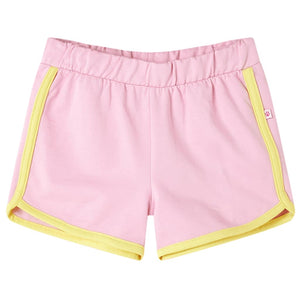 Pantaloncini da Bambina con Bordi Rosa Brillante 92 11579