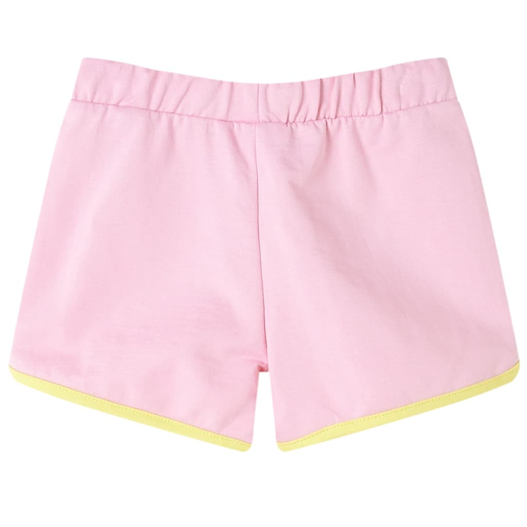 Pantaloncini da Bambina con Bordi Rosa Brillante 92 11579