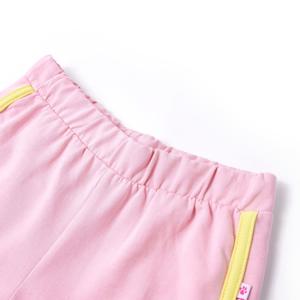 Pantaloncini da Bambina con Bordi Rosa Brillante 92 11579