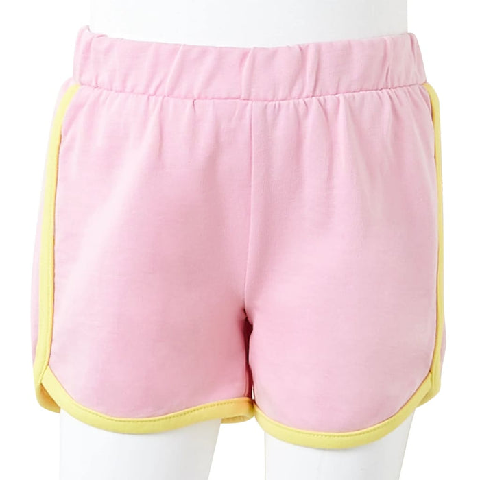 Pantaloncini da Bambina con Bordi Rosa Brillante 92 11579